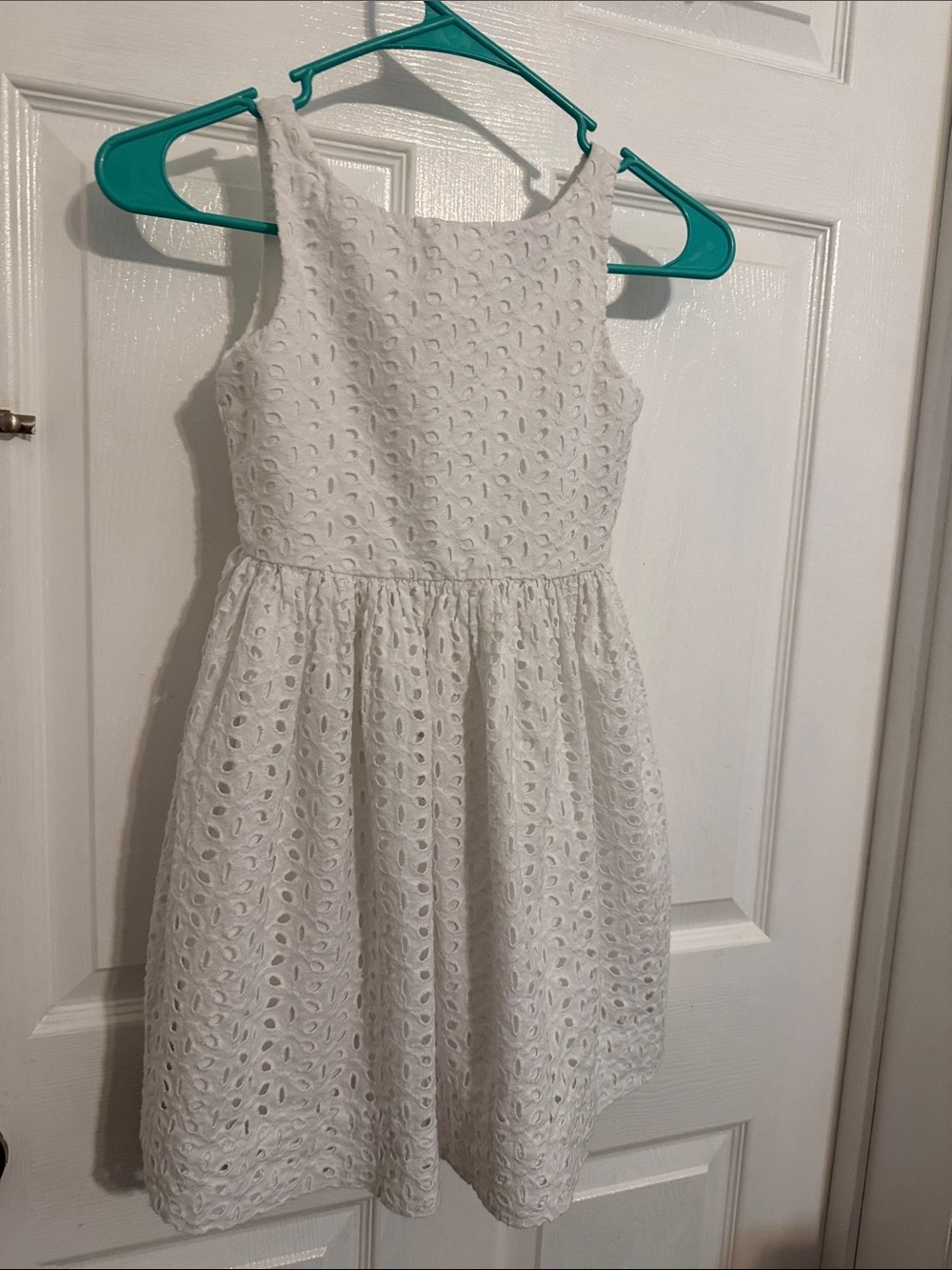 Polo by Ralph Lauren White Eyelet Sleeveless Dress size 6x
